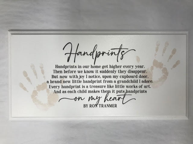 Easel Sign-Handprints – Jacqui G Sanctuary